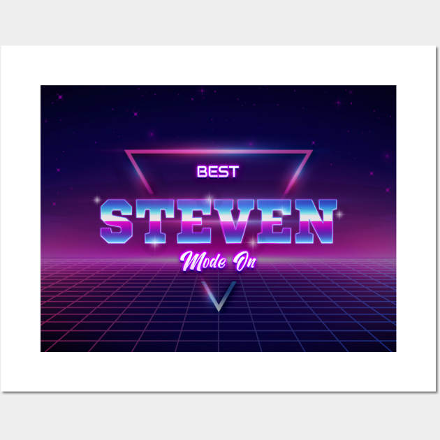 Best Steven Name Wall Art by Rizaldiuk